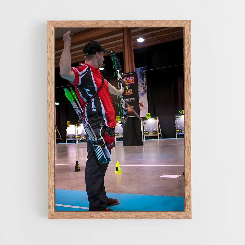 Poster Archer de la Vie – affiche Tir à l’arc (vue 4)